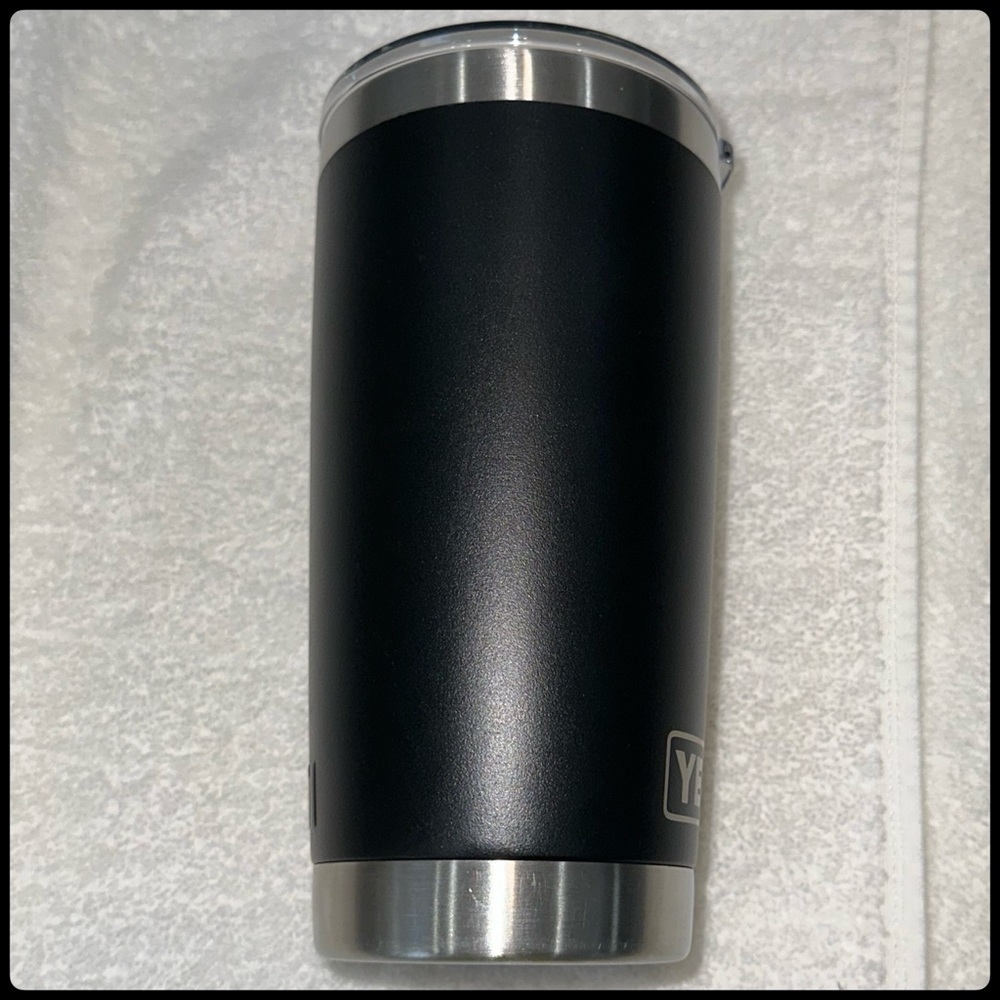 π₯π§YETI Black Stainless Steel 20oz Tumbler with Lid. One Owner. A- condition. ππΌ - Picture 4 of 16